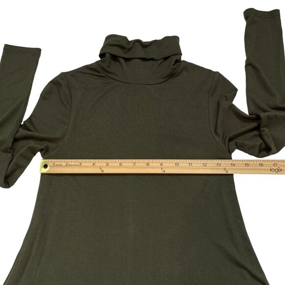 Lulus Women's Olive Green Long‎ Sleeve Sway, Girl, Sway! Swing Dress Size XS - Picture 7 of 9